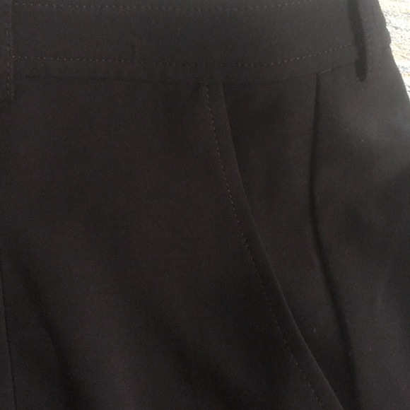 St. John Caviar Slit Front Black Capri Pants - Picture 5 of 6